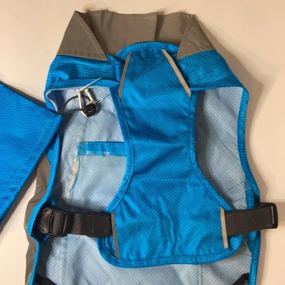 Arcadia Trail dog raincoat blue and grey high visibility - Picture 5 of 15